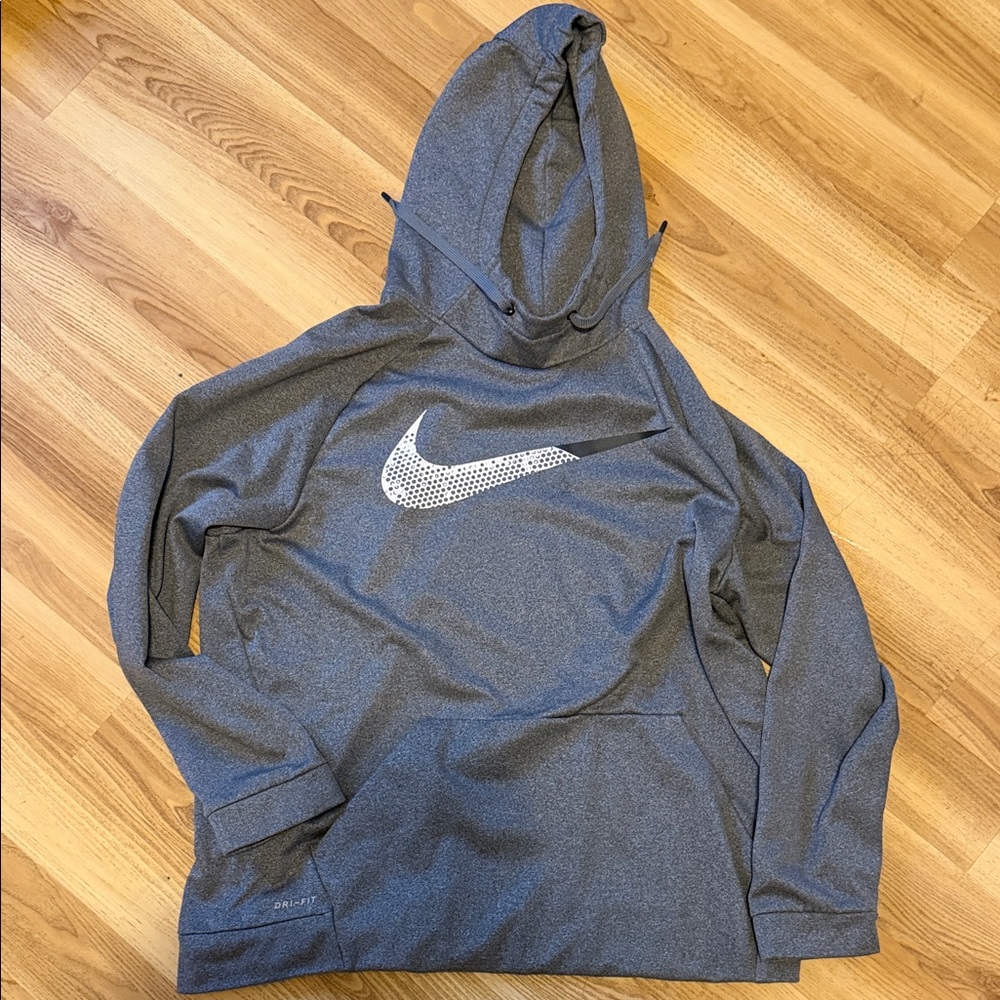 Nike Dark Gray Hoodie with Swoosh